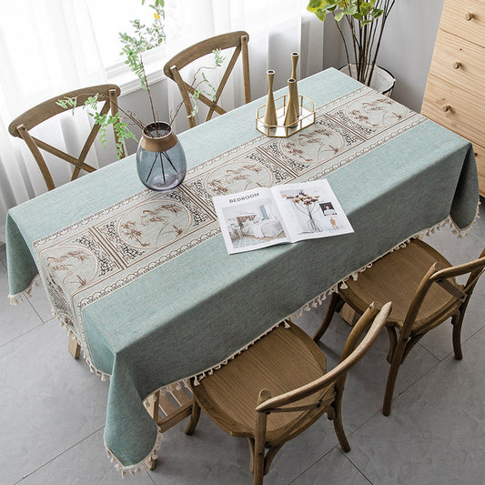 Cotton And Linen New Chinese Tea Table Cloth Cover Cloth Table Cloth Feeling Fabric