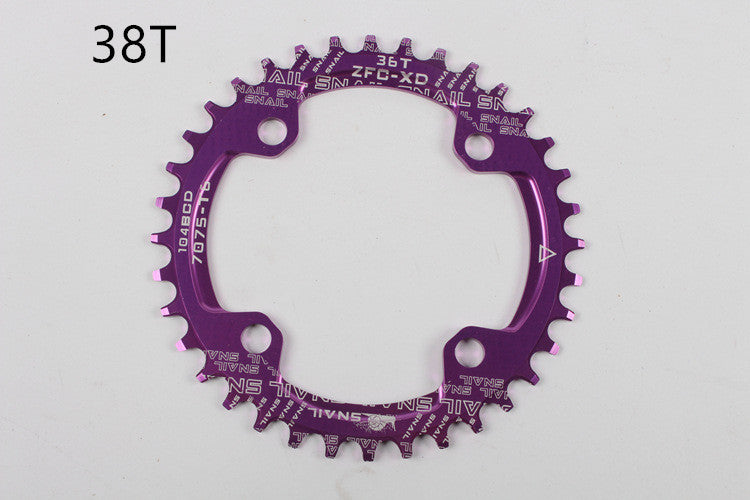 Cross-Border Snail Positive And Negative Tooth Disc 96-104Bcd Mountain Bike Disc Oval Disc