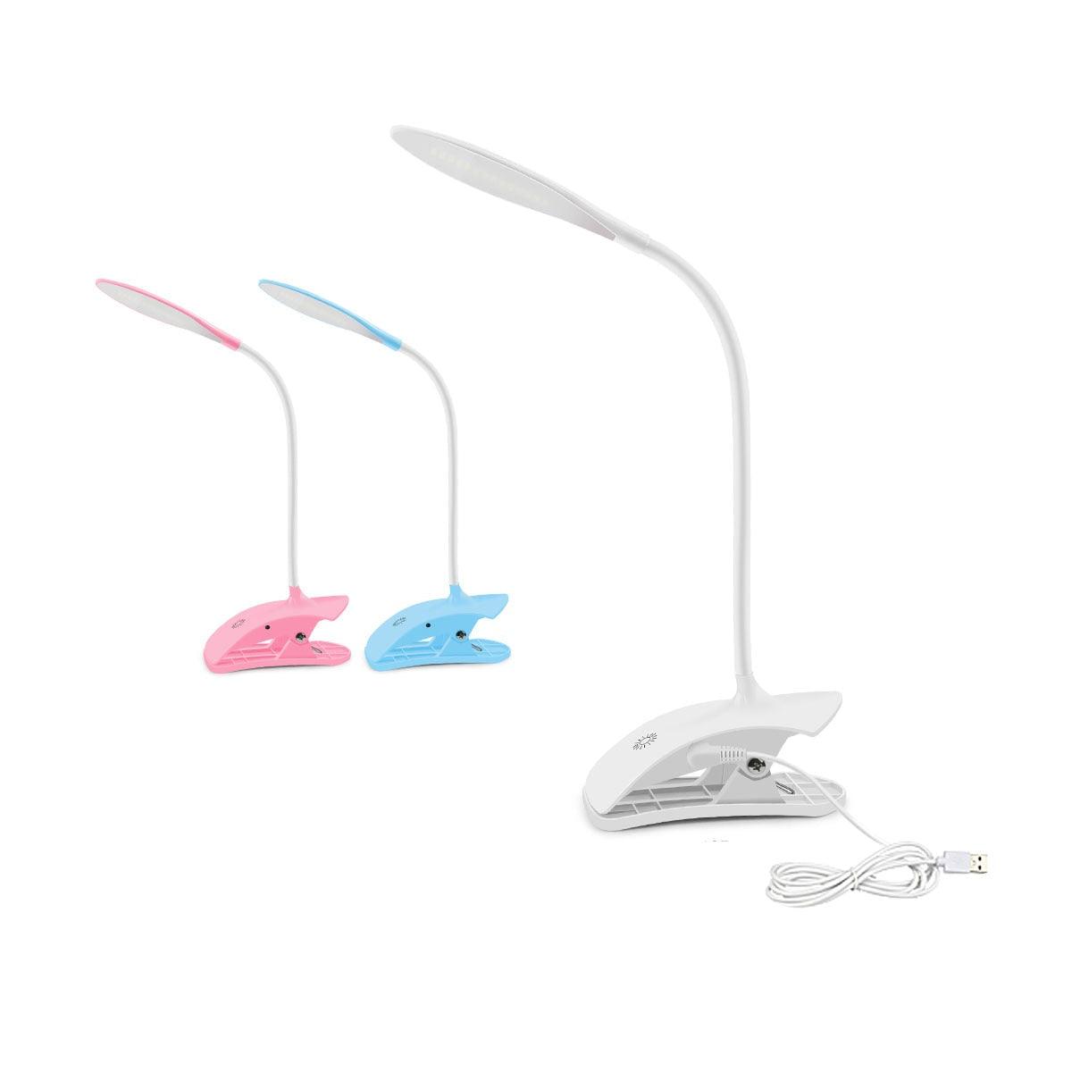 5V USB power LED Desk lamp Flexible study Reading Book lights Eye Protect Table lamp With Clip For Home Decorative Table Lamp Cute Study Lamps for Bedroom Décor
