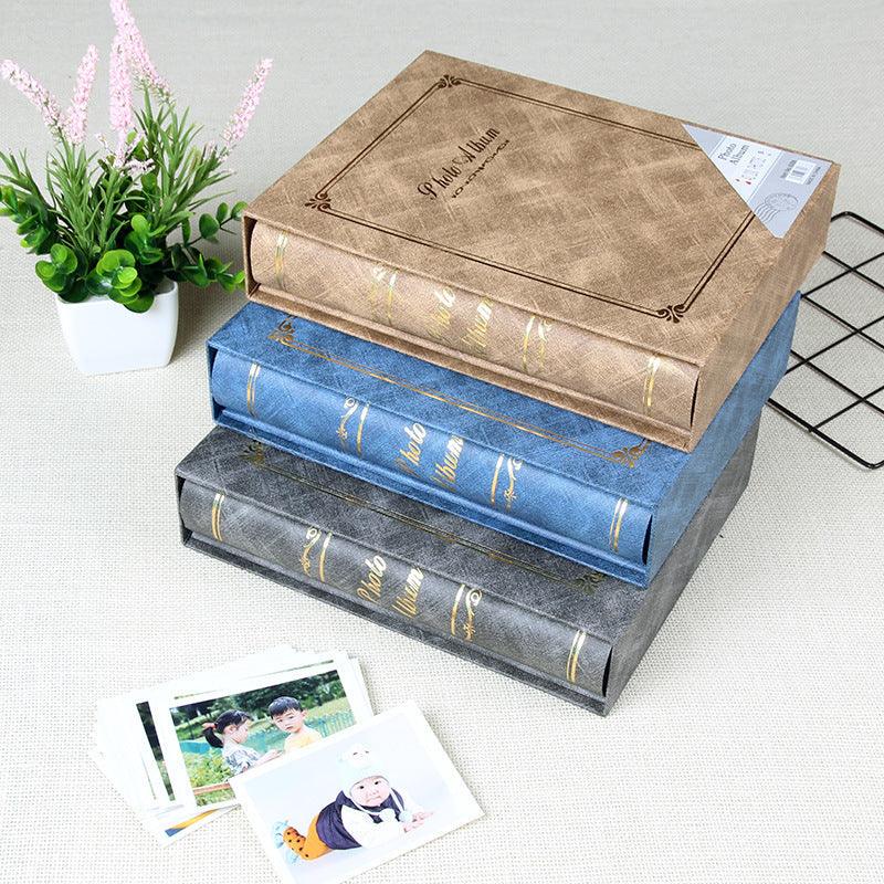 6 Inch Photo Album Holder 6 Inch Boxed Wedding Album Family Record DIY Photo Albums Birthday Gift Family Scrapbook Albums Family Anniversary Gift For Couple