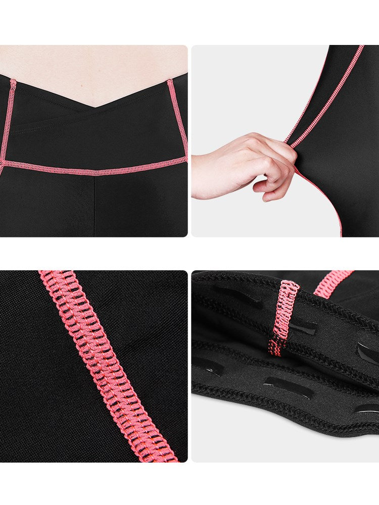 Women's road bike bicycle silicone pad bicycle pants