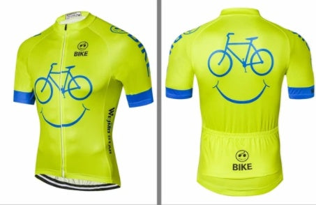 Cycling Jersey Men's Summer Short Sleeve Jersey Bike Print