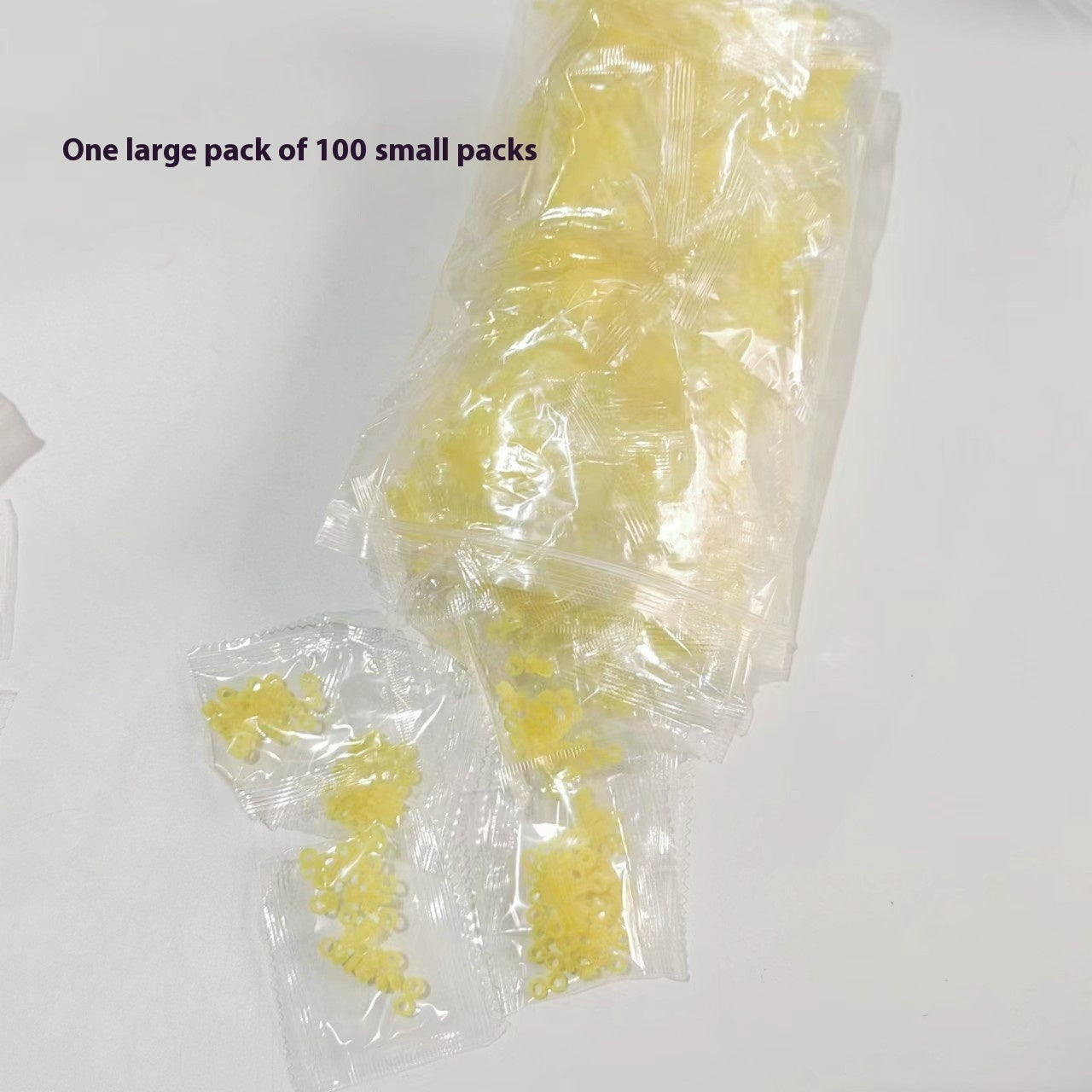 Fishing Accessories Bagged Red Worm Earthworm Clip Rubber Band Fast Binding