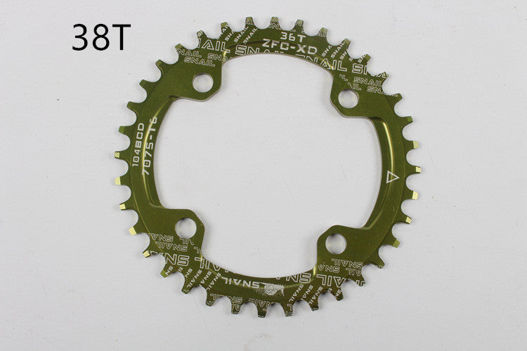 Cross-Border Snail Positive And Negative Tooth Disc 96-104Bcd Mountain Bike Disc Oval Disc