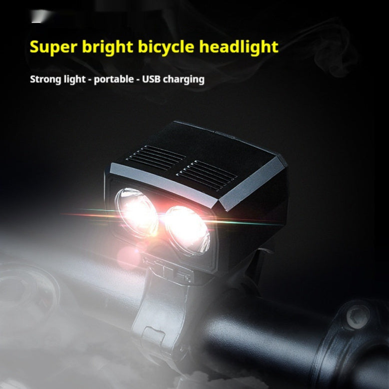 Bicycle Light LED Bead Mountain Bike USB Charging