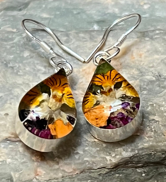 Primavera Small Teardrop Earrings on Hook