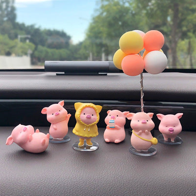 Car Accessories Piggy Creative Cartoon Cute Car Decoration