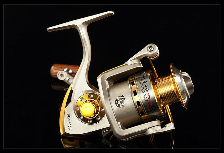 Metal Toe Cap Lure Fishing Reel