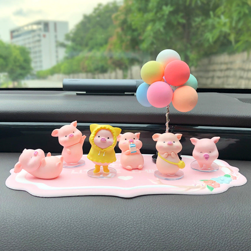 Car Accessories Piggy Creative Cartoon Cute Car Decoration