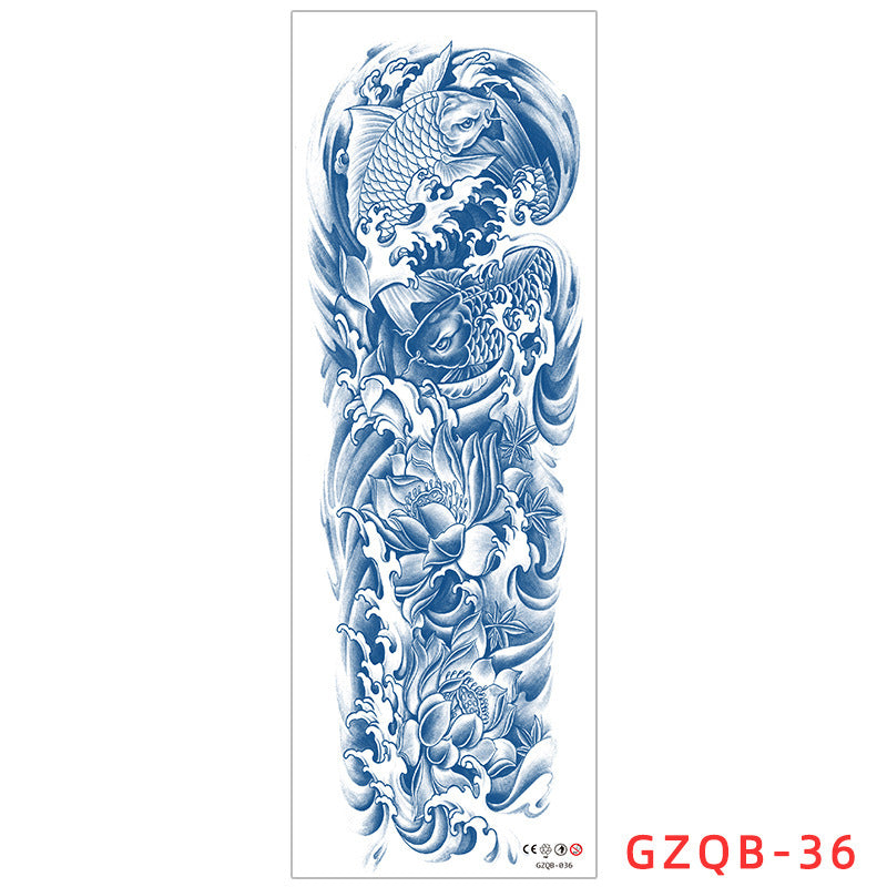 Herbal Tattoo Stickers Arm Big Picture Full Arm Stickers