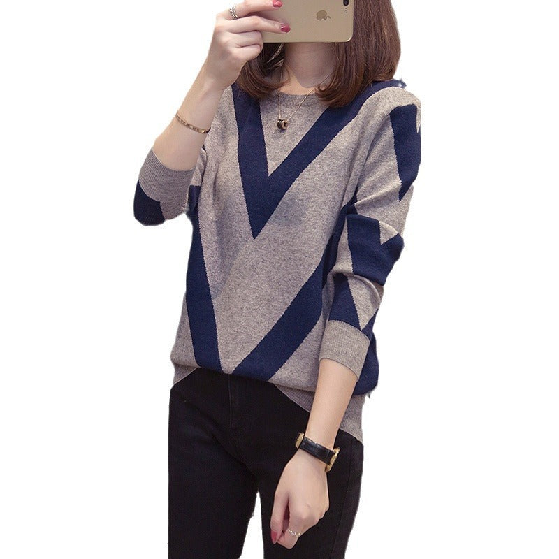 Women's Autumn Crew Neck Sweater