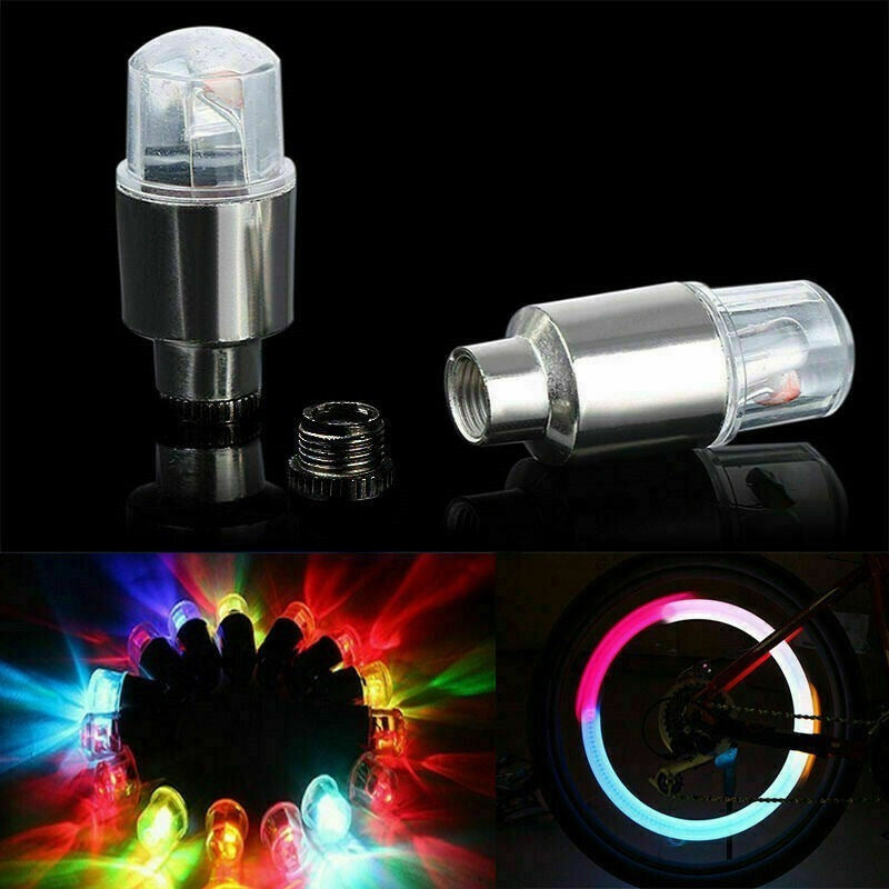 Universal Wheel LED Light Car Motorcycle Bike Neon Valve Cover
