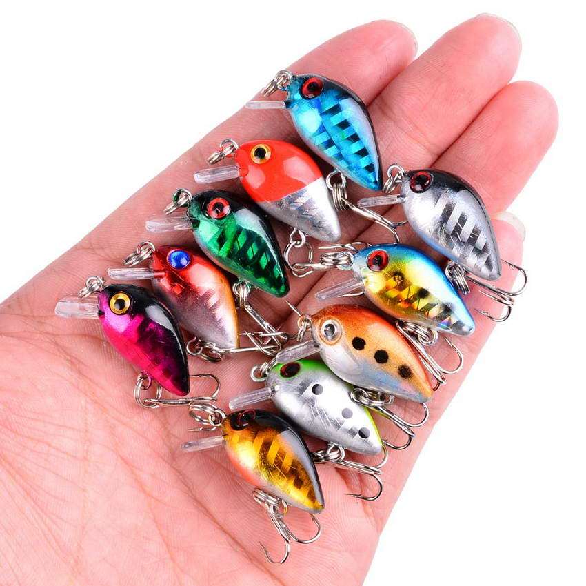 Fishing Lure Set Fishing Hard Bait Mini Minnow Floating Swin