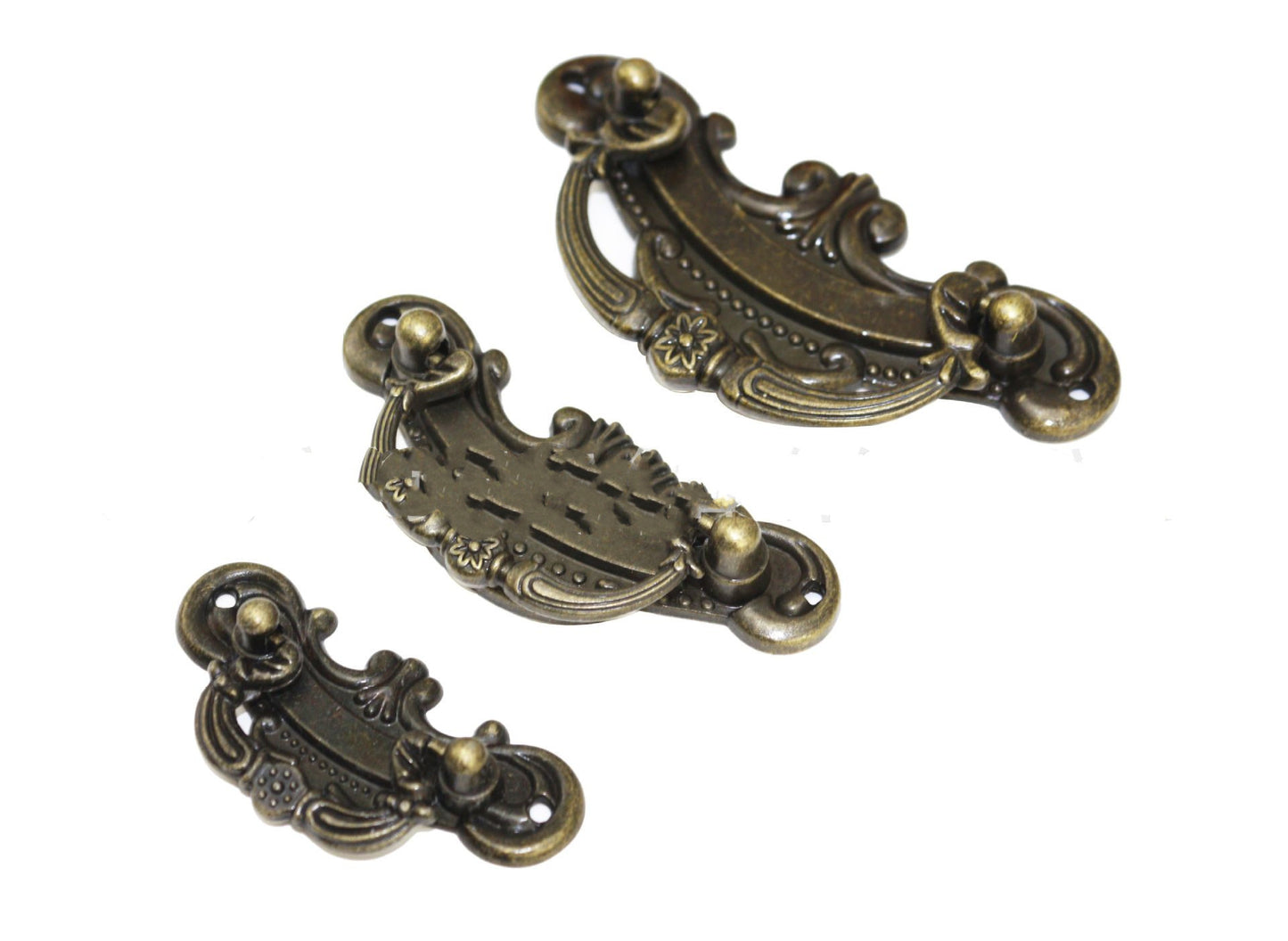 Alloy Drawer Medicine Cabinet Vintage Furniture Cabinet Door Handle Panel Alloy European Style