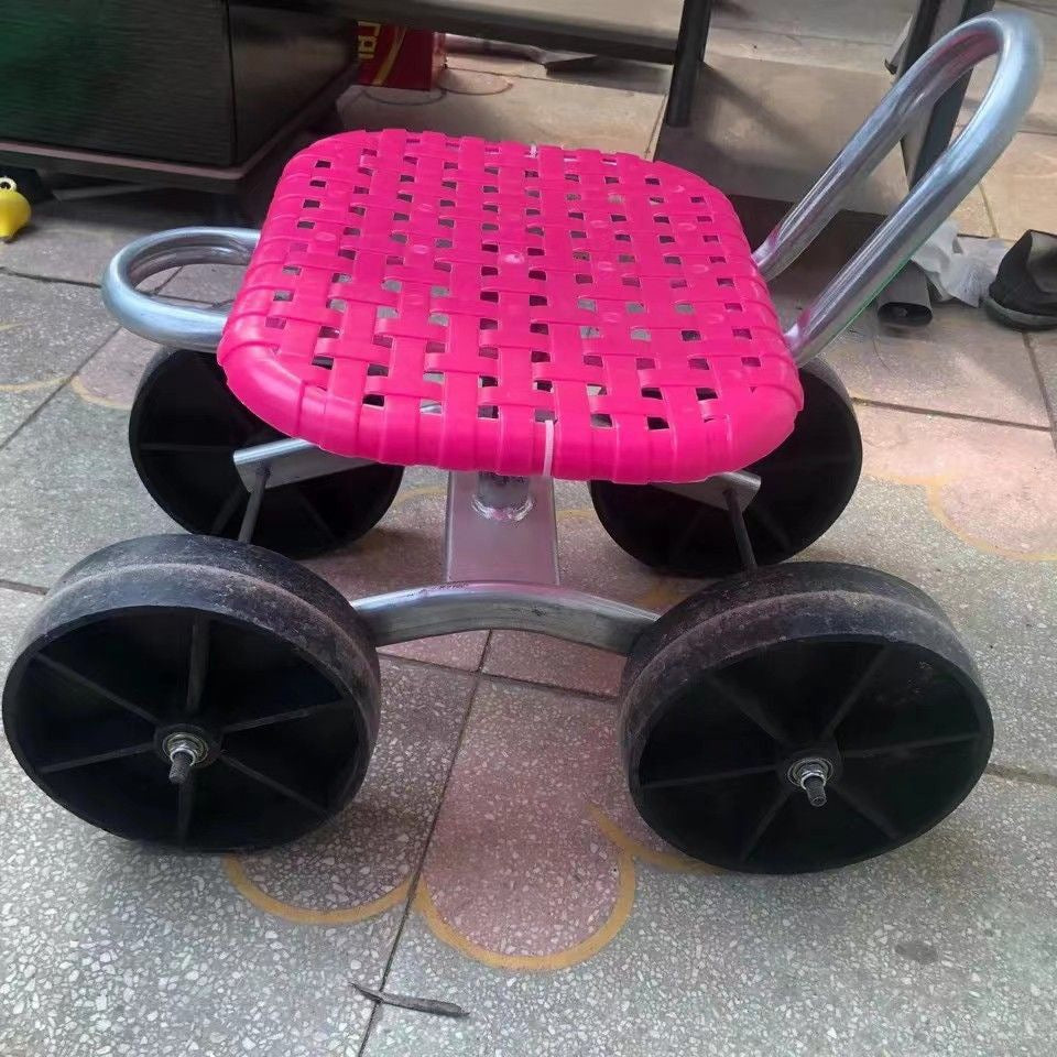 Stool Lazy Field Picking Bike Shed Agricultural Vegetables Convenient Garden Chair