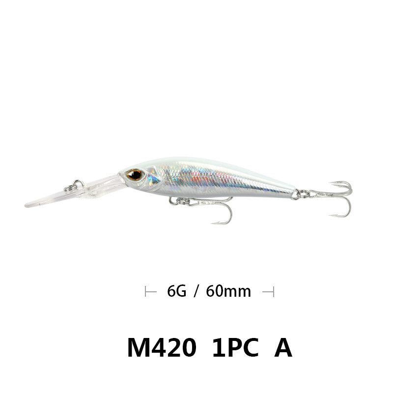 Lua Bait Fishing Mino 6g 9cm Long Tongue Plate Scuba Mino Lua Bait