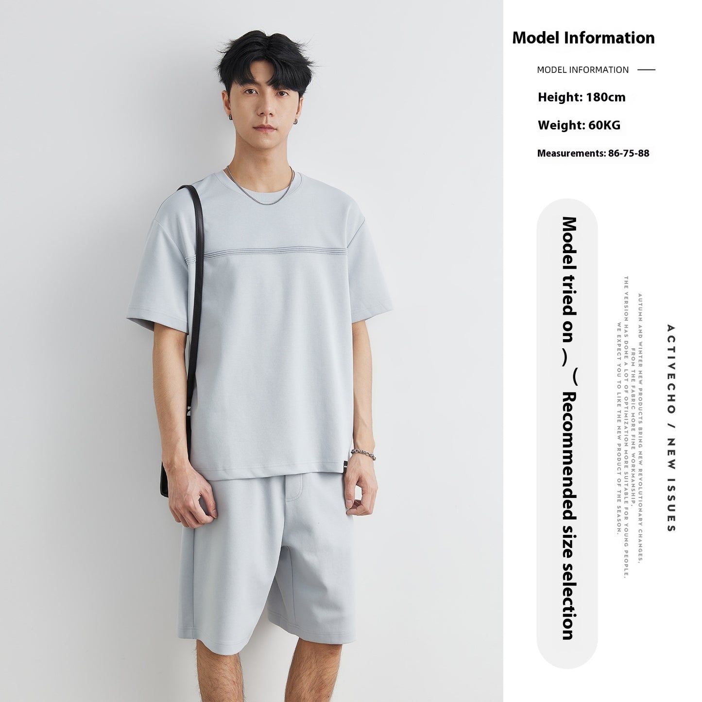 Skin-friendly Cotton Sports Short Sleeve Suit
