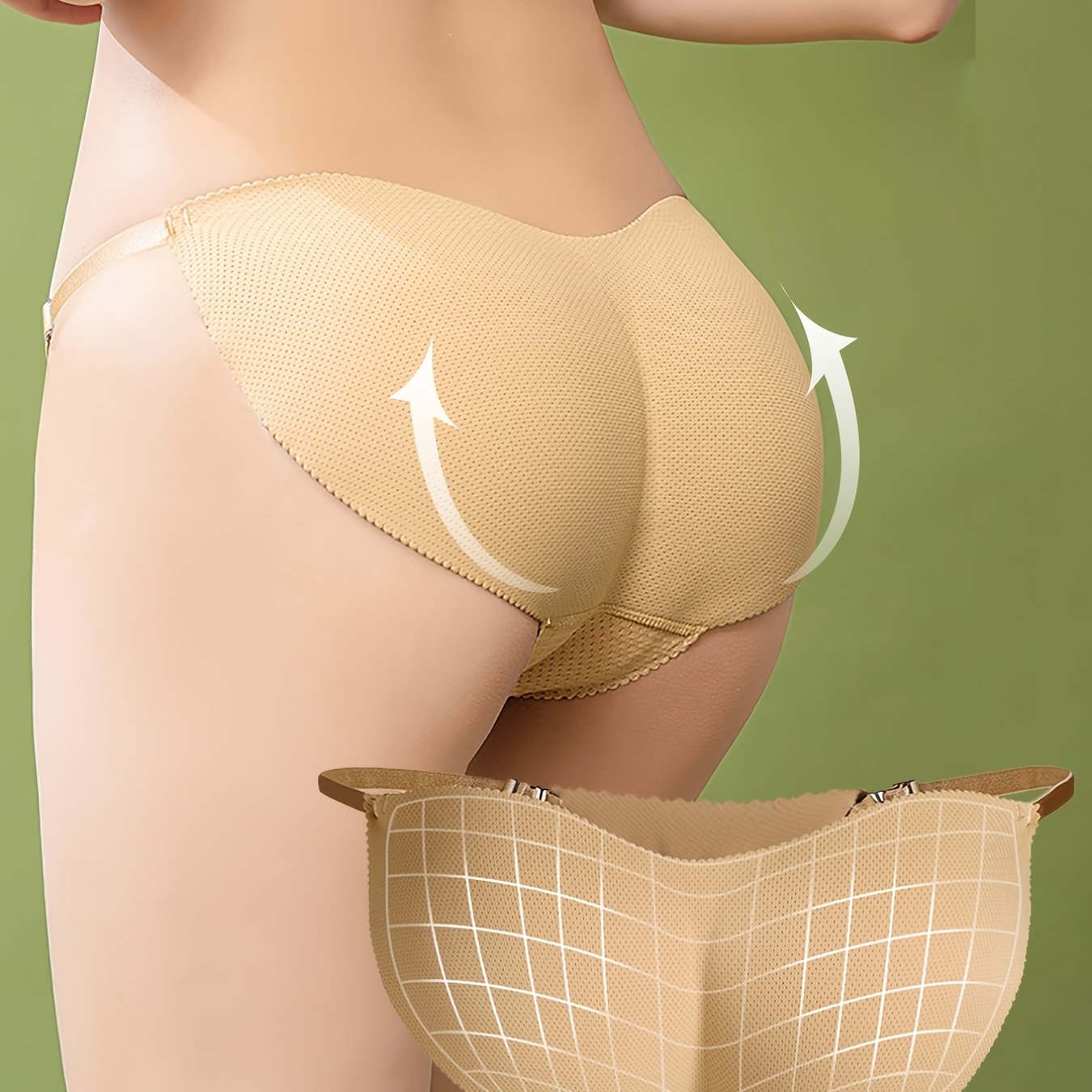 Invisible Boost Fake Butt Lifting Bikini Panties for Women – Ultra-Thin Breathable and Seamless Women's Lingerie for Natural Enhancement and All-Day Comfort