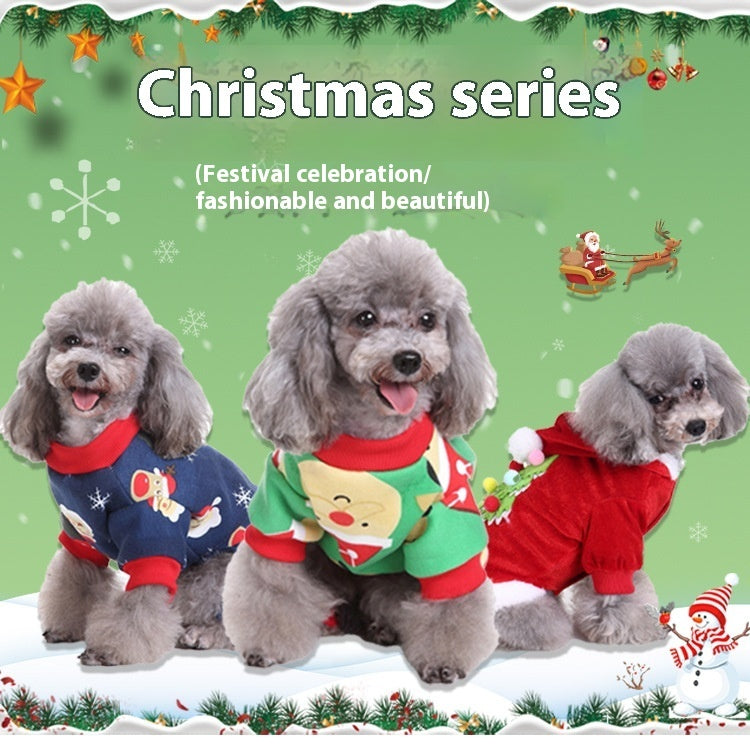 Holiday Pet Costume Clothes Suit