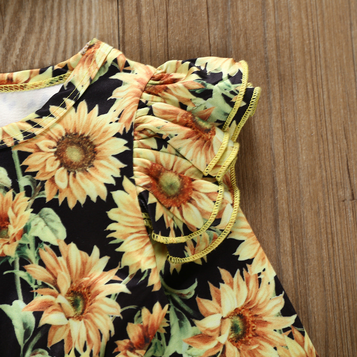 Autumn Children's Sunflower Romper