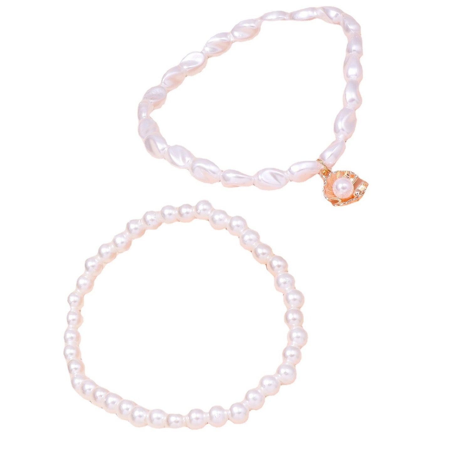 Jewelry Light Luxury High-grade Decorated Pearls Shell Anklet