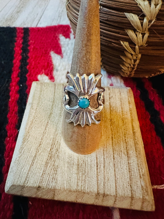 Handcrafted Turquoise & Sterling Silver Ring