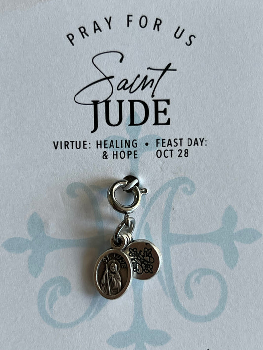 Saint Jude Medal Charm