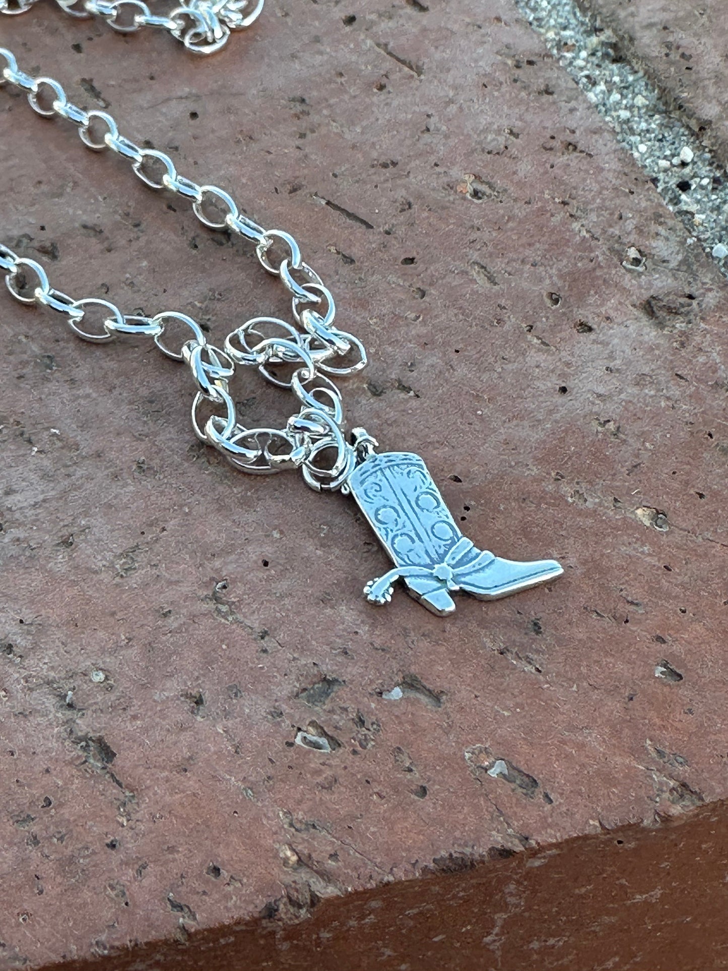 Handcrafted Sterling Silver Spur Me Up Charm