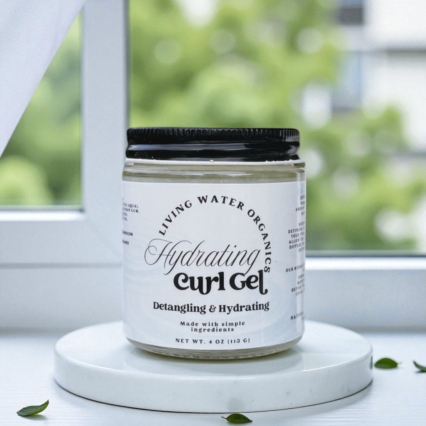 Hydrating Curl Gel for Curly, Coily, and Wavy Hair Oil-Free (Buildable Medium to Strong Hold)