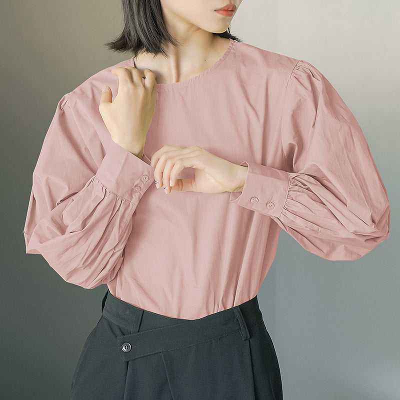 Women's Autumn Crew Neck Shirt