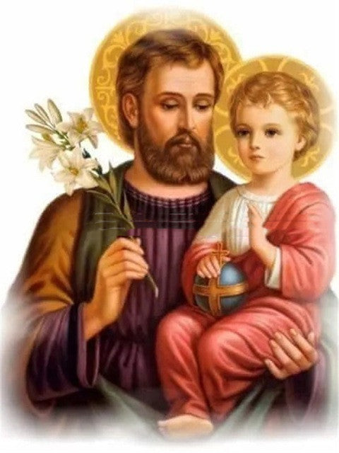 Religious Digital Painting Color By Number Virgin Mary Painting Canvas