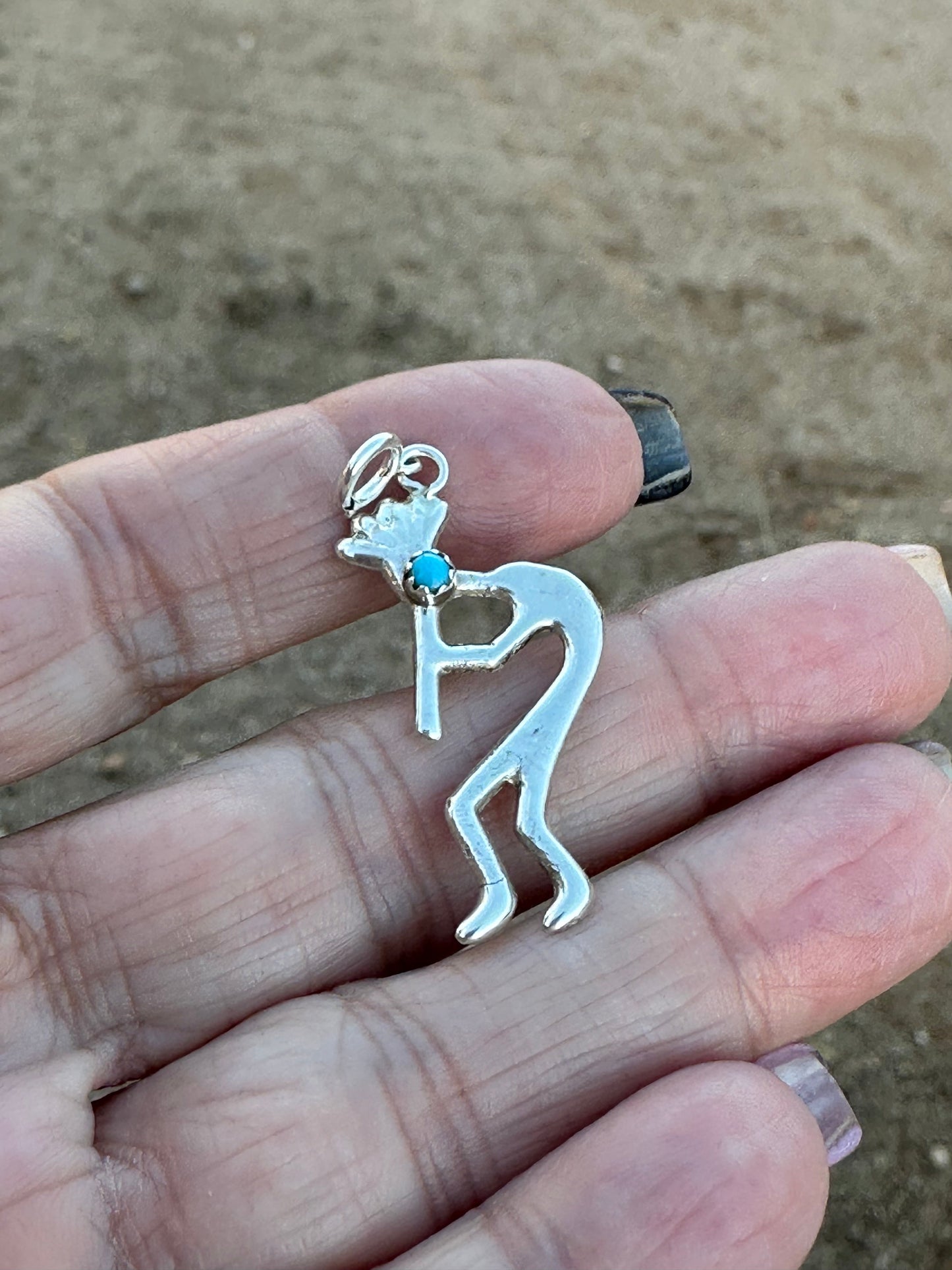 Handcrafted Sterling Silver Kokopelli Charm