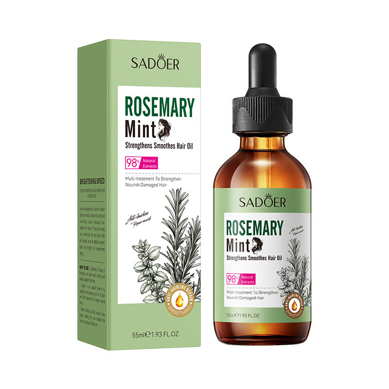 English Mint Rosemary Plant Hair Care Essential Oil
