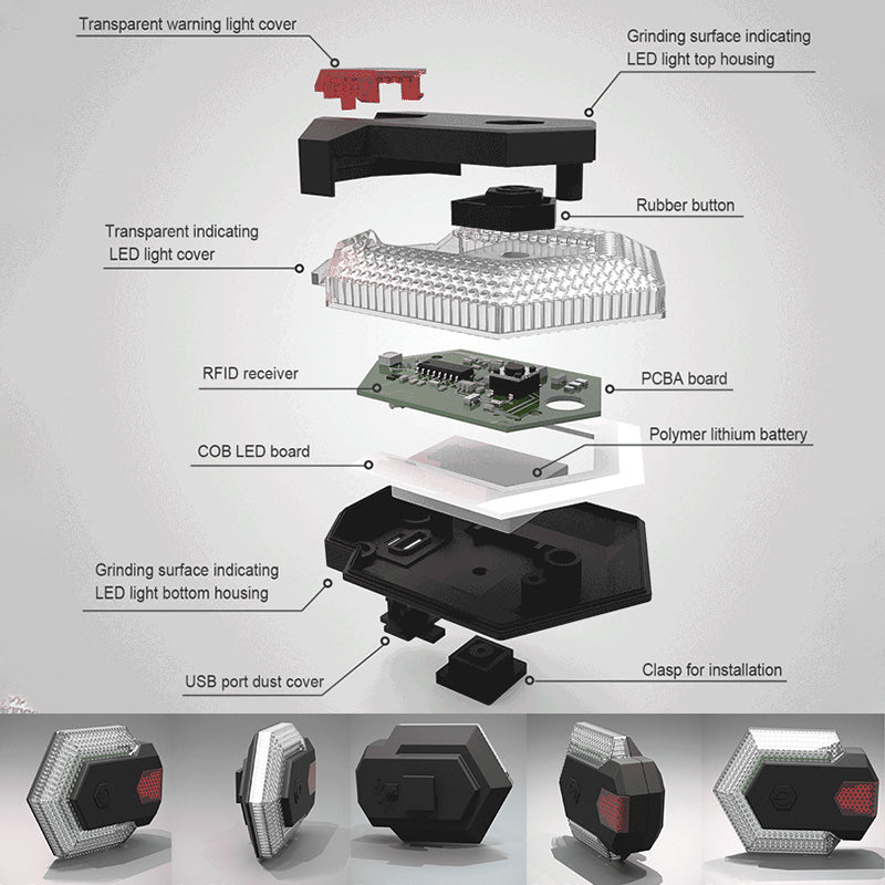 Bike Turn Signals Front and Rear Light