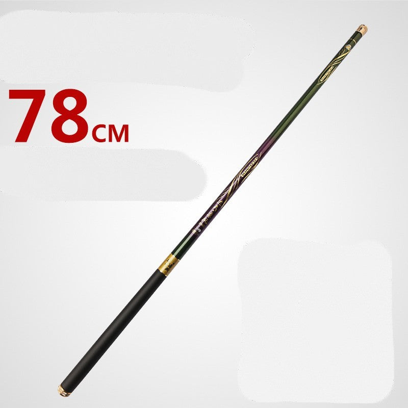 High Carbon Fishing Rod Light Hard 6H19 Tune Black Pit Hand Rod Short Pitch Fishing Rod