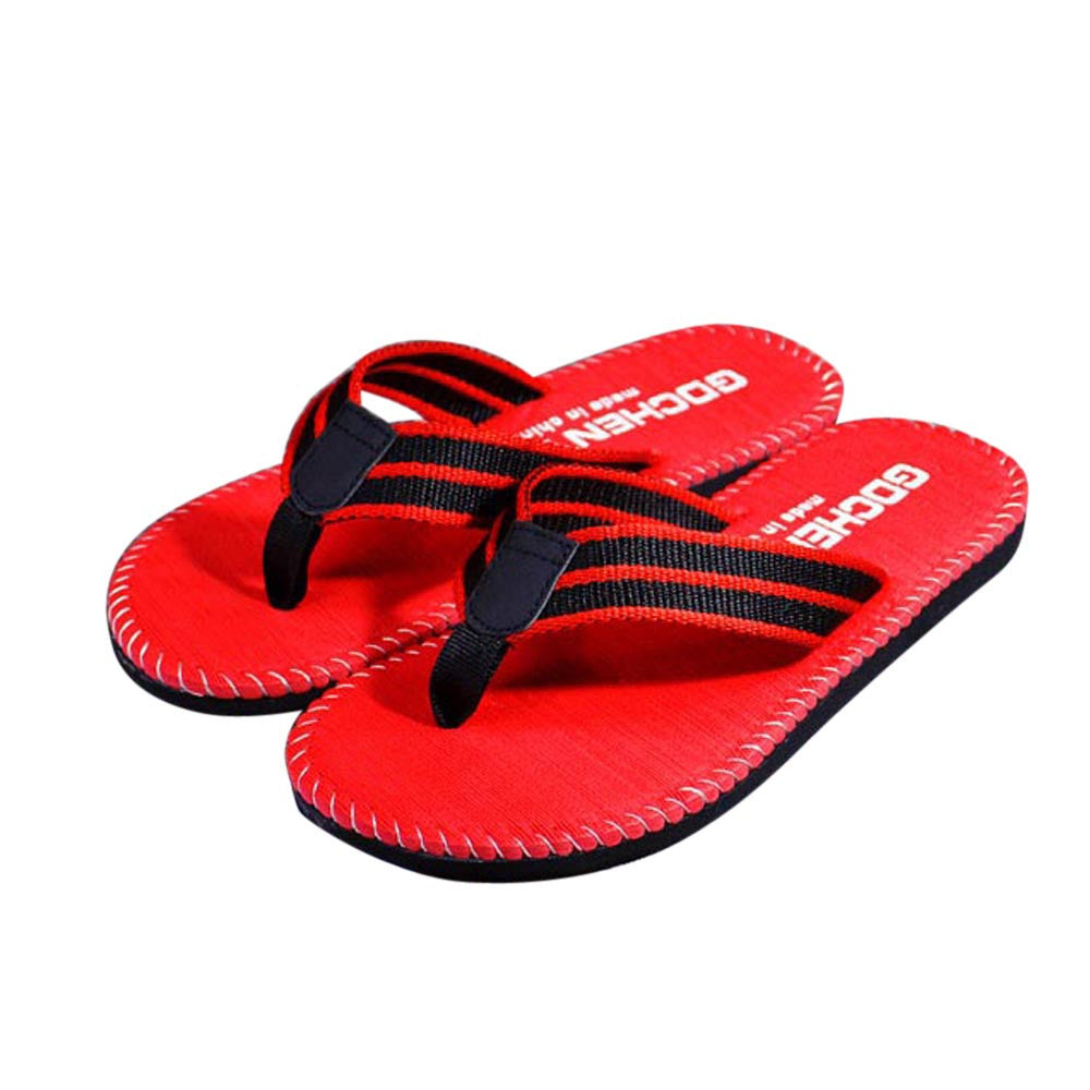 Summer flat men's slippers