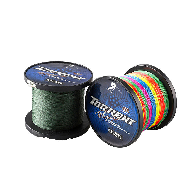 Strong pull fishing line