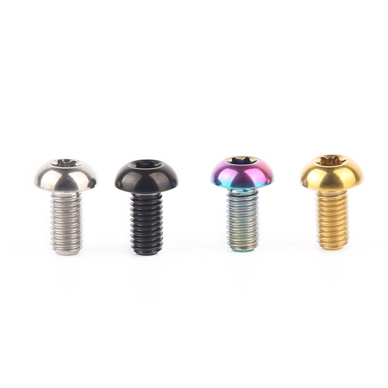 Titanium Alloy Disc Brake Disc Screws M5 10 Mountain Bike Road Screws