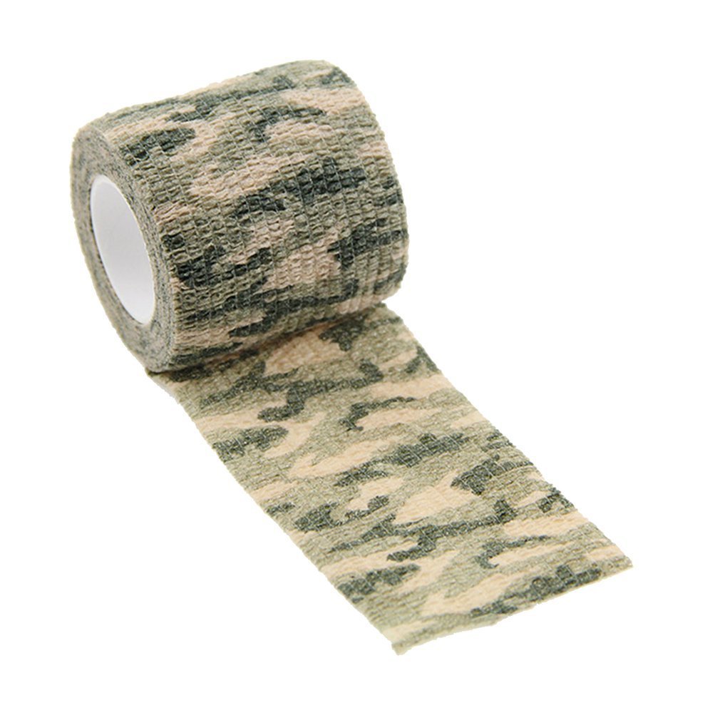 Non-woven Camouflage Bandage Hunting Camera Camouflage Tape Military Fans Telescopic Elastic Self-adhesive