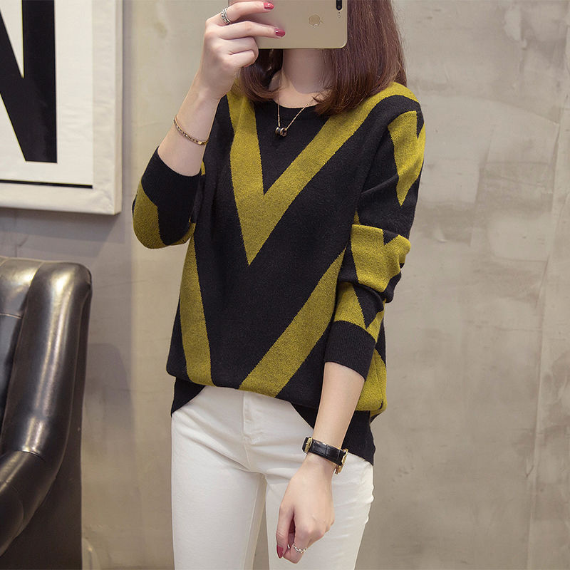 Women's Autumn Crew Neck Sweater