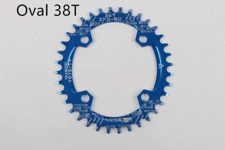 Cross-Border Snail Positive And Negative Tooth Disc 96-104Bcd Mountain Bike Disc Oval Disc