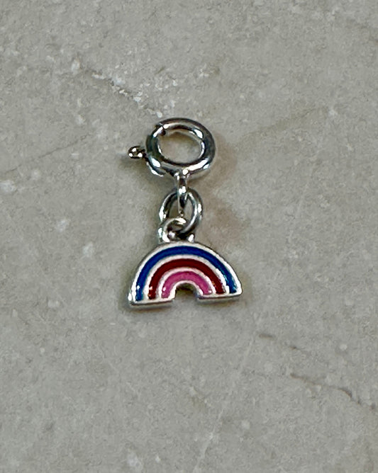 Sterling Silver Rainbow Charm