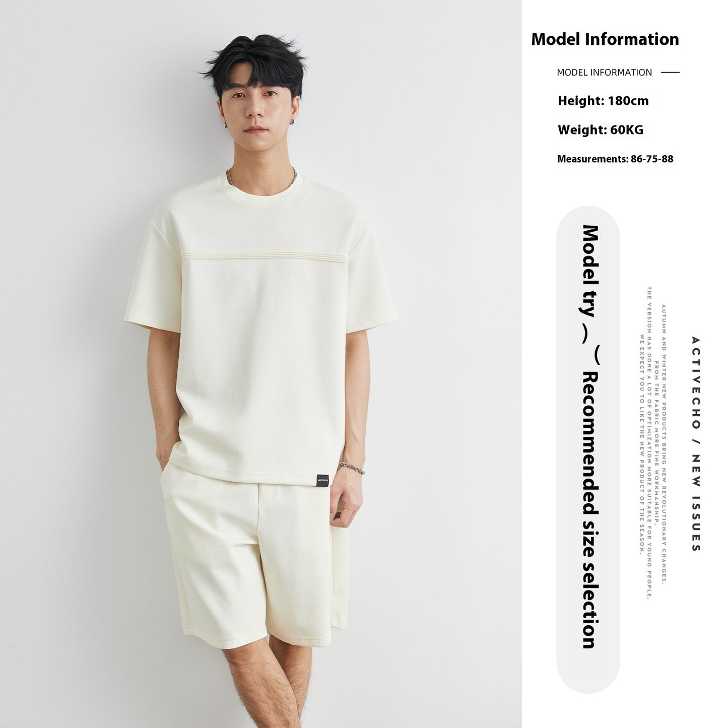 Skin-friendly Cotton Sports Short Sleeve Suit