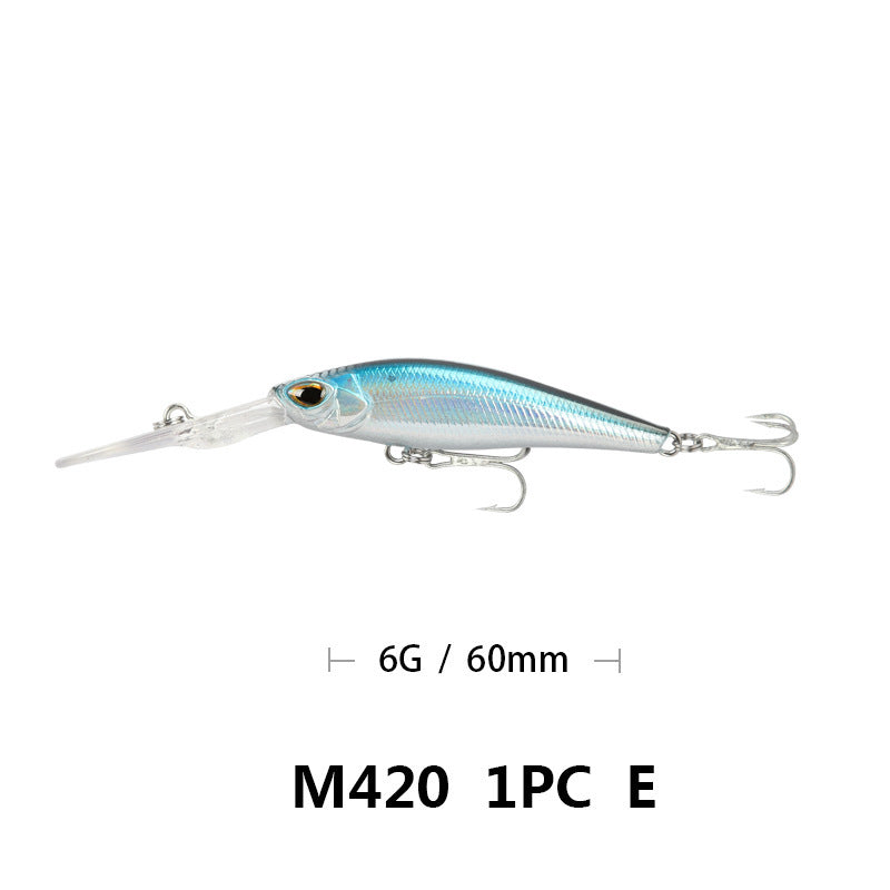 Lua Bait Fishing Mino 6g 9cm Long Tongue Plate Scuba Mino Lua Bait