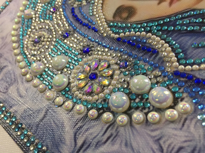 DIY Buddha Statue Religious Sage Fancy Shape Rhinestone Painting