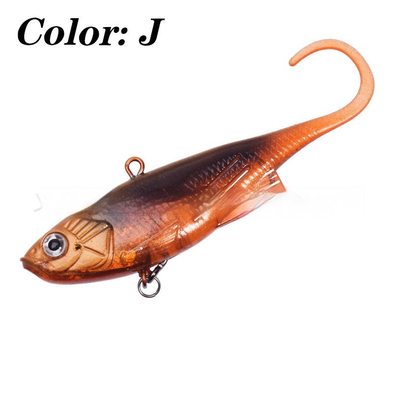 Metal Wire Head Silicone Soft Bait