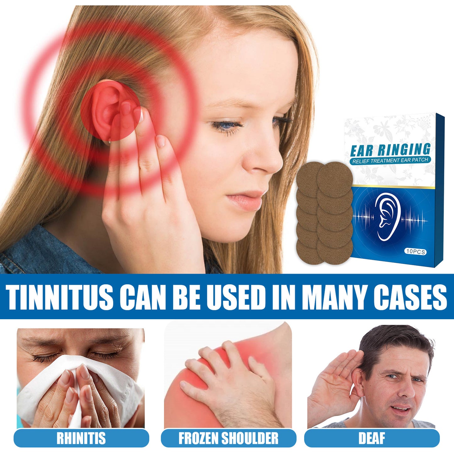 Tinnitus And Ear Pain Relief Patch