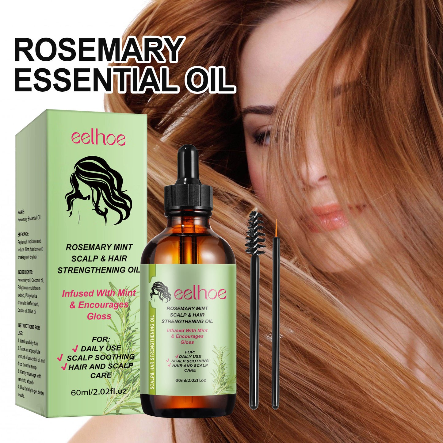 Rosemary Hair Care Essential Oil Repair Damage