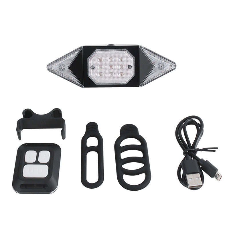 USB Rechargeable Bicycle Turn Signal Mountain Bike Riding Light
