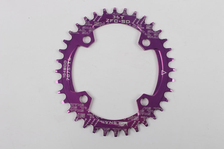 Cross-Border Snail Positive And Negative Tooth Disc 96-104Bcd Mountain Bike Disc Oval Disc